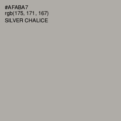 #AFABA7 - Silver Chalice Color Image